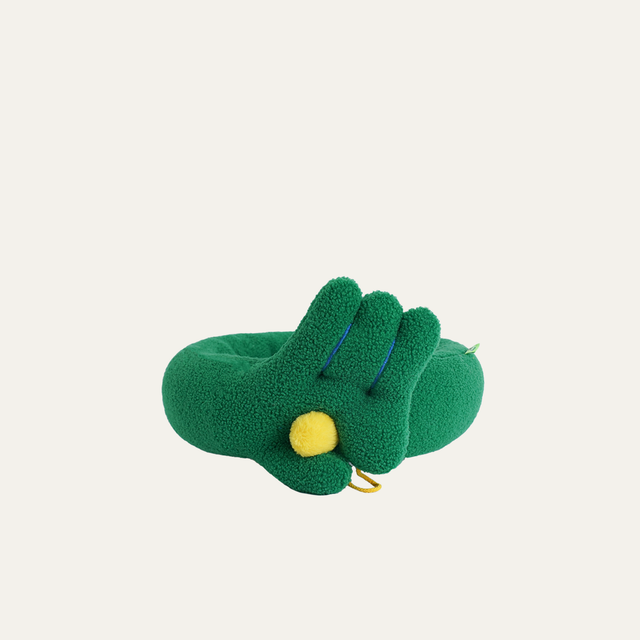 Pawsome Gesture Pet Bed Cozy Plush Dog Cat Bed Removable Cushion