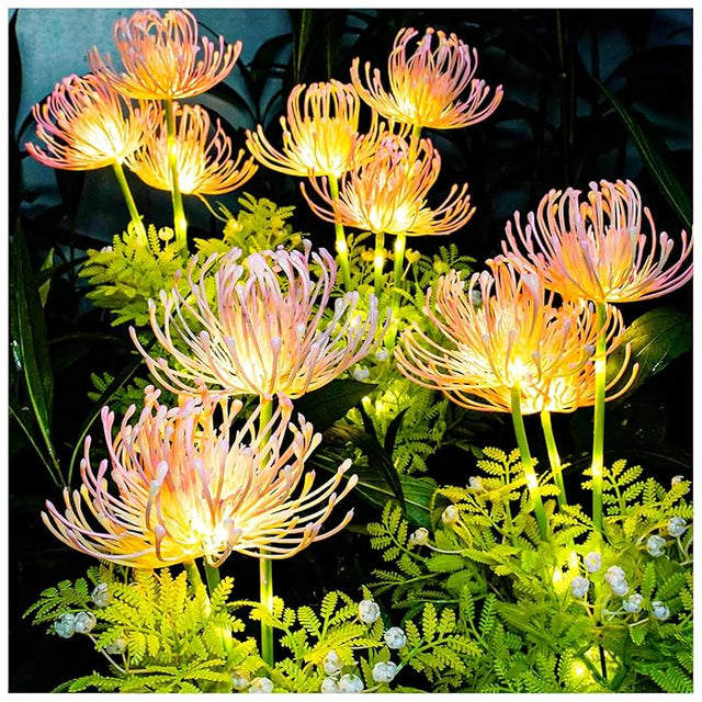 Fairy Flower LED Lamp – Whimsical Floral Design in Steel