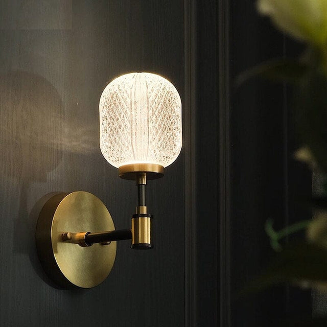 Antique Crystal Acrylic Wall Lamp 0