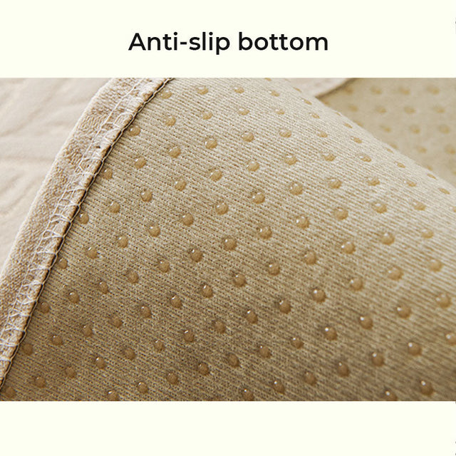 Chenille Wheat Ear Printed Breathable Non-slip Couch Cover