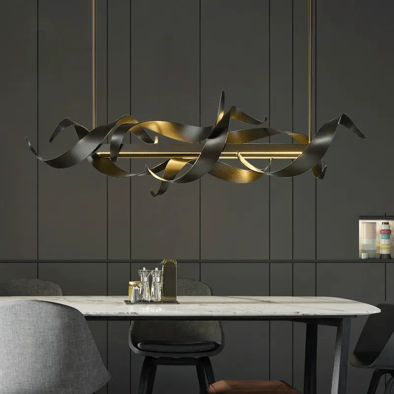 Clair Obscur LED Chandelier – Modern Artistic Ceiling Light for Elegant Interiors