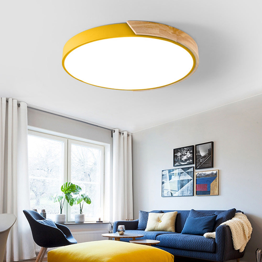 Colorful Simple LED Round Ceiling Lights 11