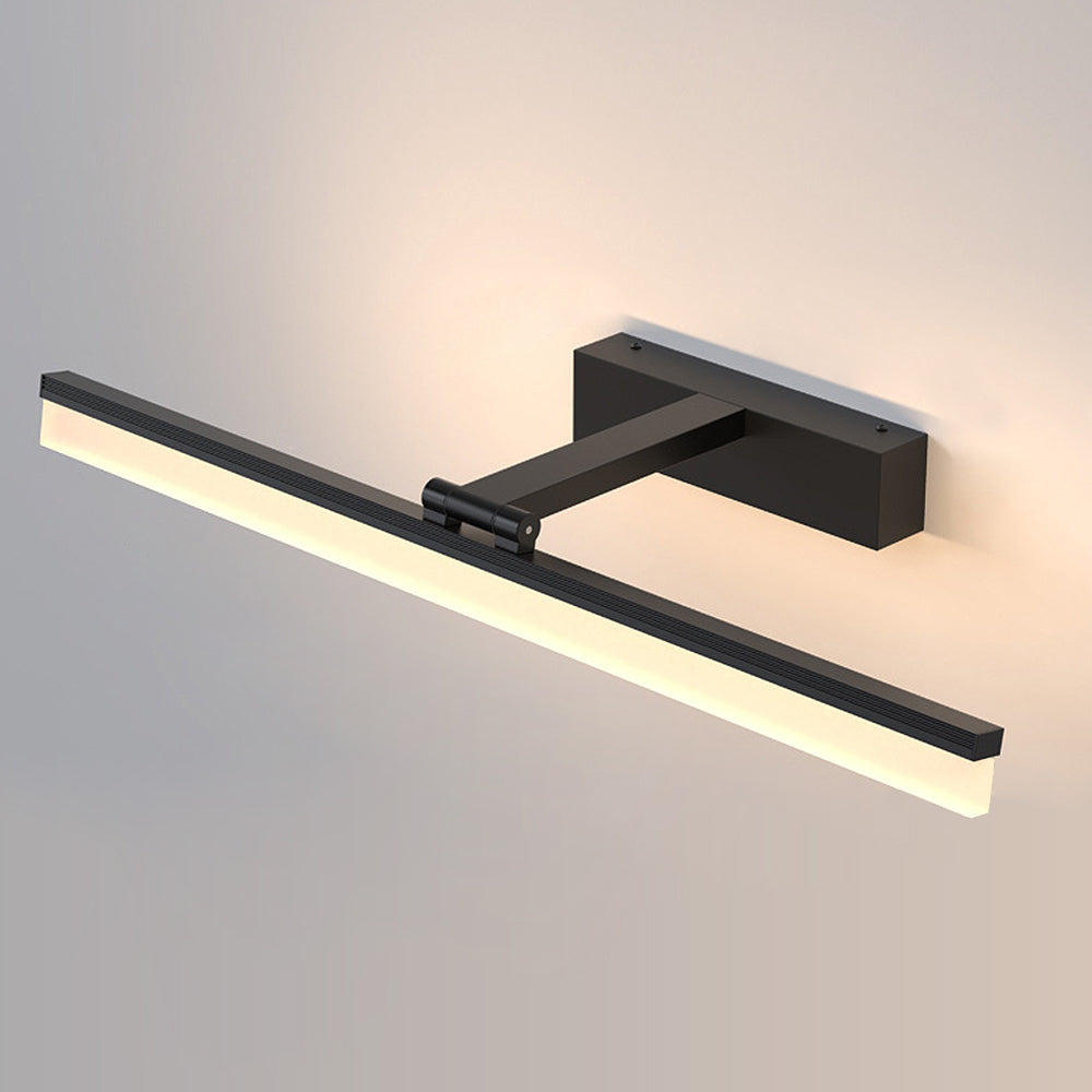 Contemporary Black Simple LED Mirror Bathroom Wall Lighting 2