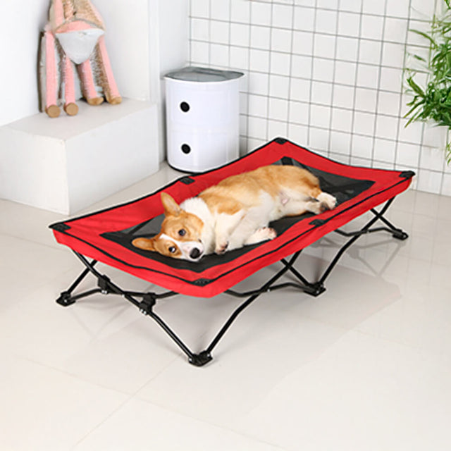 Breathable Moisture Resistant Foldable Elevated Camping Cot Big Dog Bed