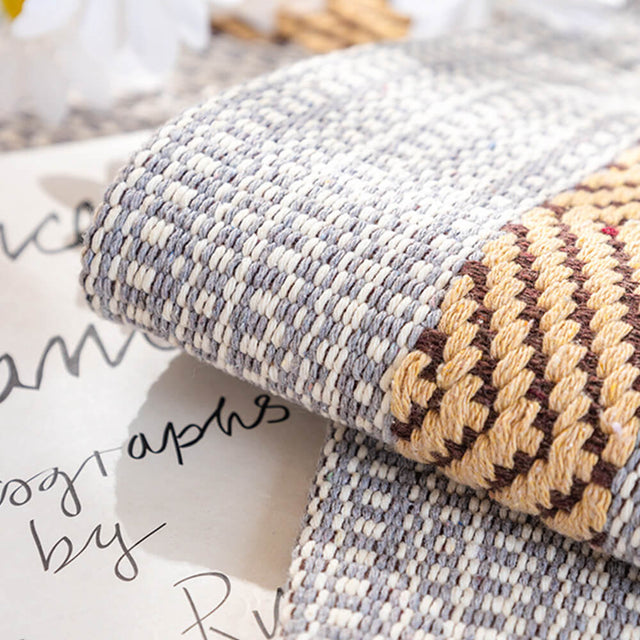 Classic Natural Cotton Linen Breathable Couch Cover 90x180cm