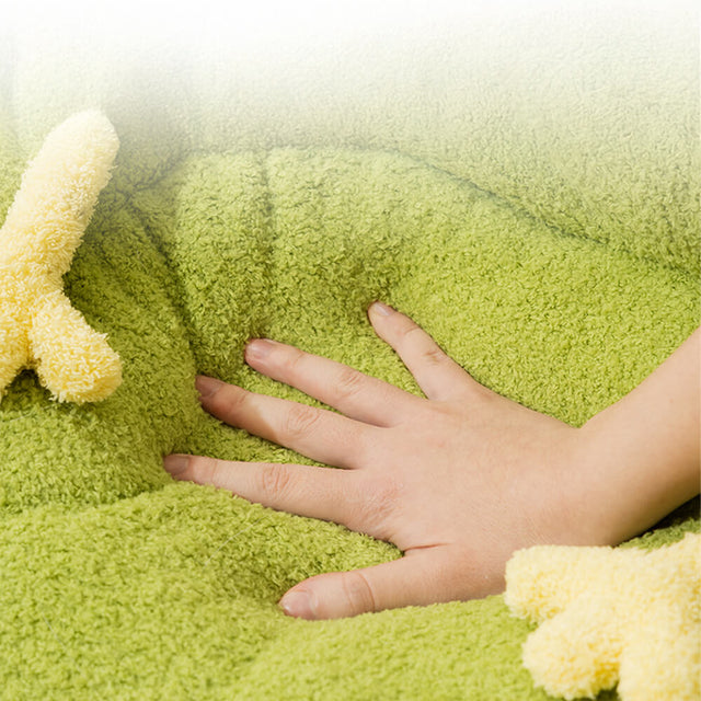 Monster Themed Plush Pet Sofa Bed Cozy Playful Comfort