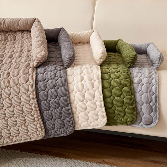 Ultra-Soft Pearl Fleece Dog Mat Quilted Washable Non-Slip