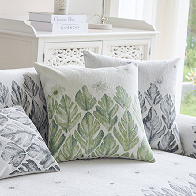 Chenille Romantic Botanical Design Comfortable Couch Cover