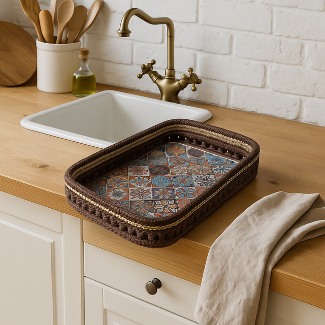 Farmhouse Handmade Hemp Storage Basket