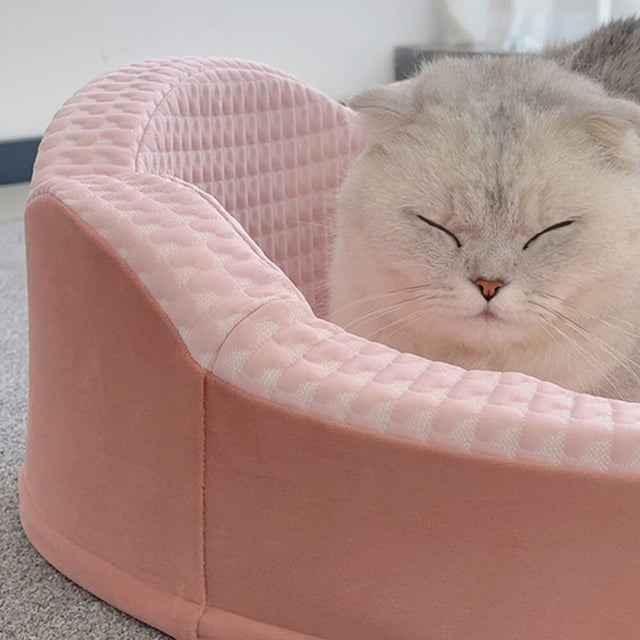 Cloud Shaped Cooling Reversible Pet Bed Washable Non Slip