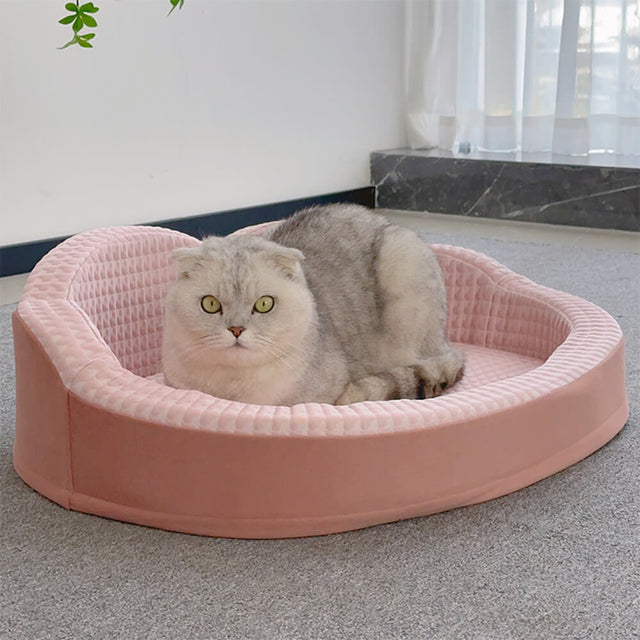 Cloud Shaped Cooling Reversible Pet Bed Washable Non Slip