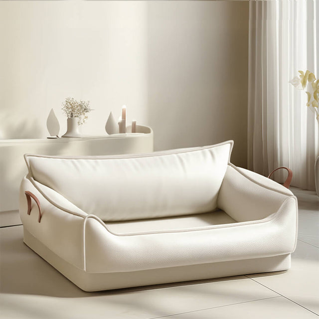 Luxury Natural Latex Supportive Anti Scratch Dog Cat Sofa Bed