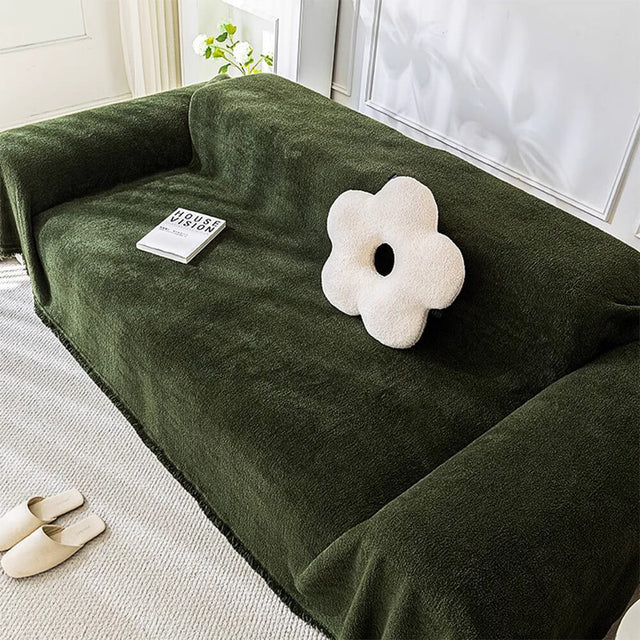 Soft Plush Waterproof Multi-Purpose Sofa Protection Cover