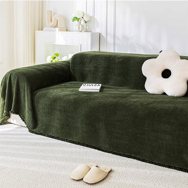 Soft Plush Waterproof Multi-Purpose Sofa Protection Cover