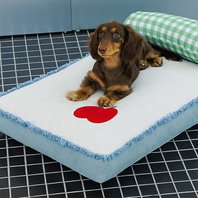 Stylish Durable Denim Pet Mat Comfortable Easy Maintenance