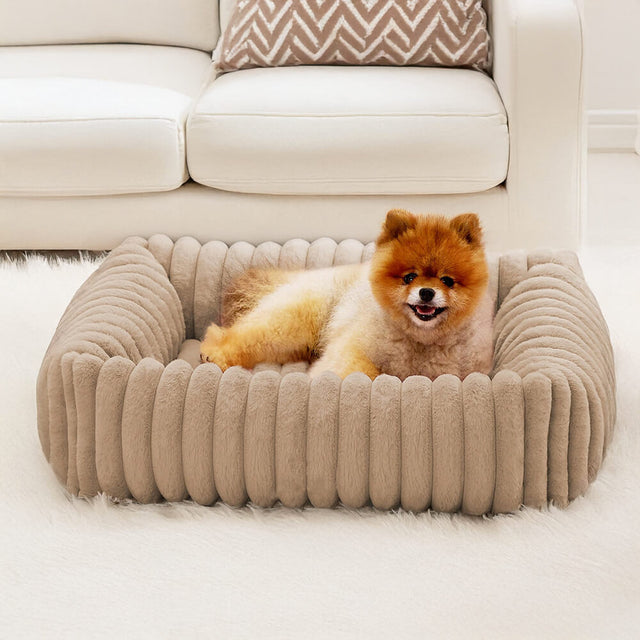 Bolstered Orthopedic Pet Bed Warm Supportive Cozy Foam