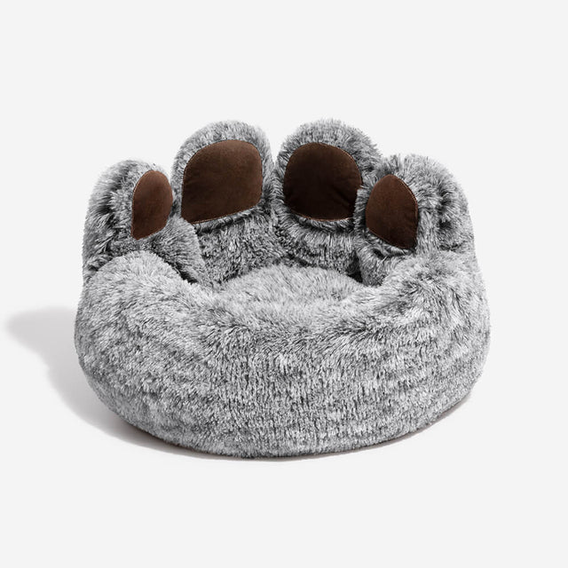 Cozy Round Dog Bed Soft Faux-Fur for Ultimate Comfort