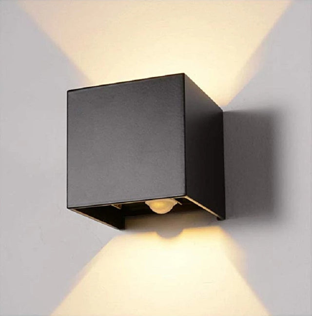 Ari - Outdoor Square Up/Down Wall Sensor Light IP65