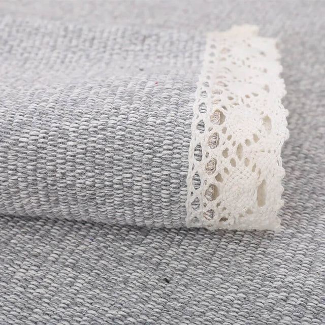 Hand-Woven Cotton Linen Non-Slip Couch Cover All Seasons