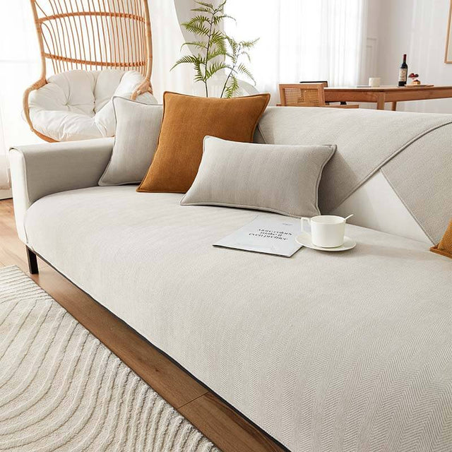 Nature Linen Handwoven Anti-scratch Couch Cover 70x70 cm