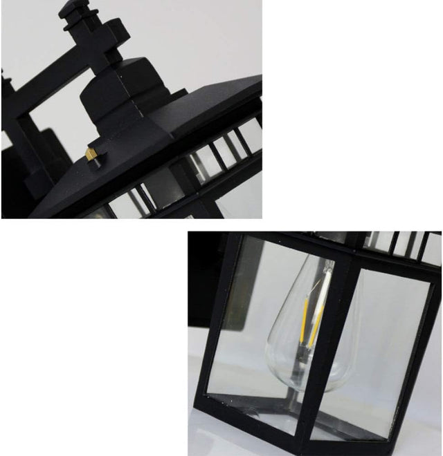 IP44 Rustic Vintage Aluminum Outdoor Wall Lights 3