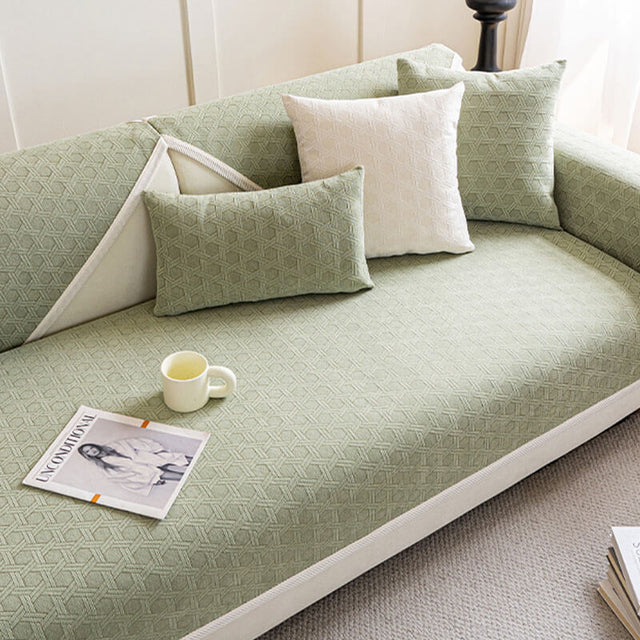 Jacquard Chenille Fabric Waterproof Oil-proof Couch Cover