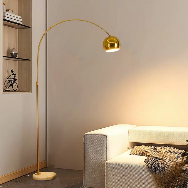Nordic Metal Black/Blue/Gold/Pink Floor Lamp Metal Bedroom-3