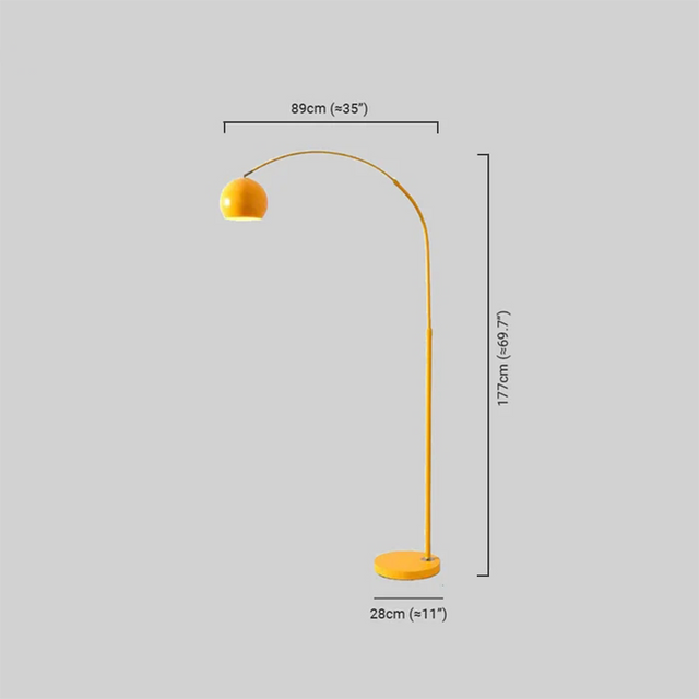 Nordic Metal Black/Blue/Gold/Pink Floor Lamp Metal Bedroom-5