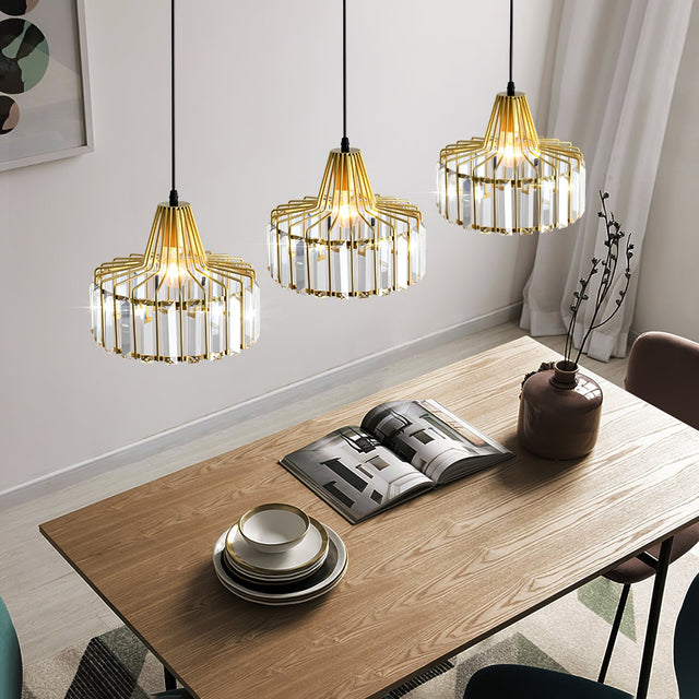 Modern Black Crystal Pendant Light 9