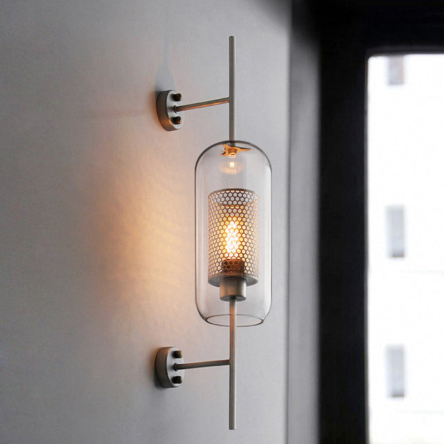 Modern Glass Bathroom Wall Light 0