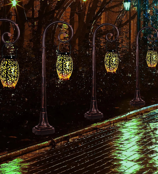 Solar Elephant Lamp - Charming Weatherproof Design with Automatic Lighting