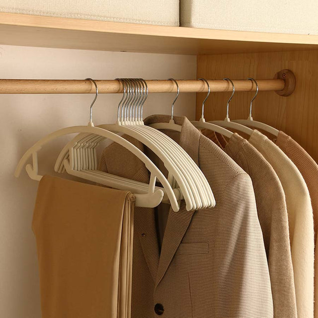 Non-Slip Clothes Hangers – 10 Pack