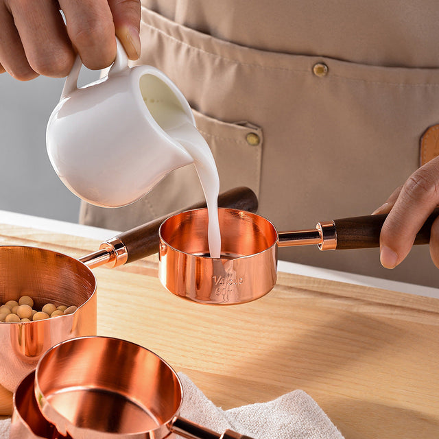 TimberScale 8-Piece Measuring Set in Solid Oak & Stainless Steel