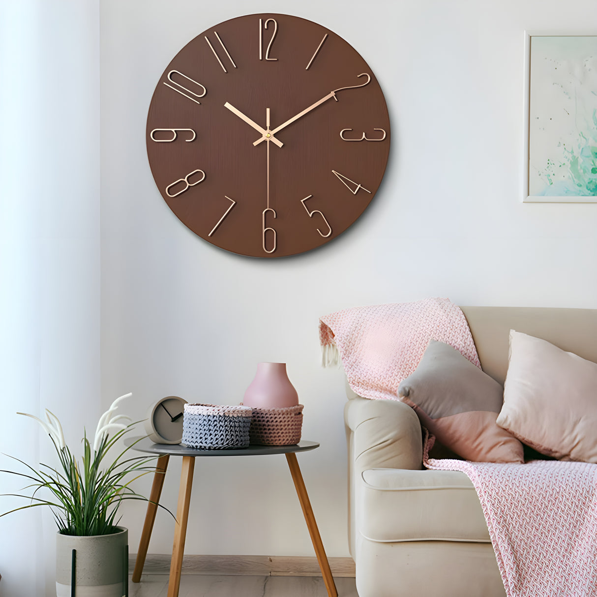 Simple Quartz Design Wall Clock - Silent Modern Style