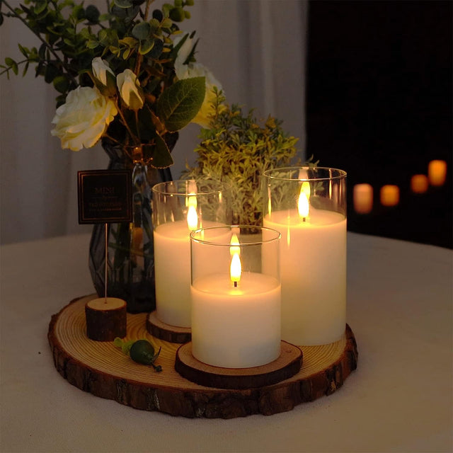LED Flameless Candle with Remote Timer