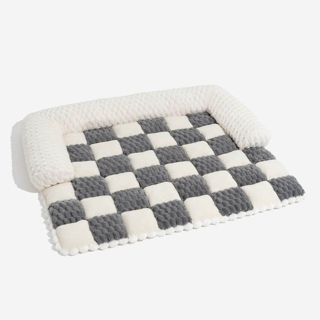 Plaid Cozy Sofa Protector Dog Mat Soft Fleece Anti Slip