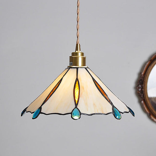 Retro Stained Glass Tiffany Pendant Light 1