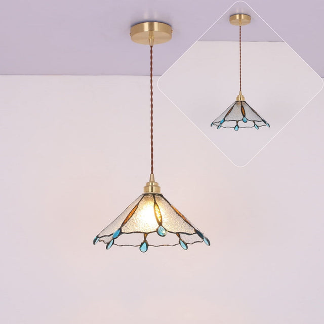 Retro Stained Glass Tiffany Pendant Light 5