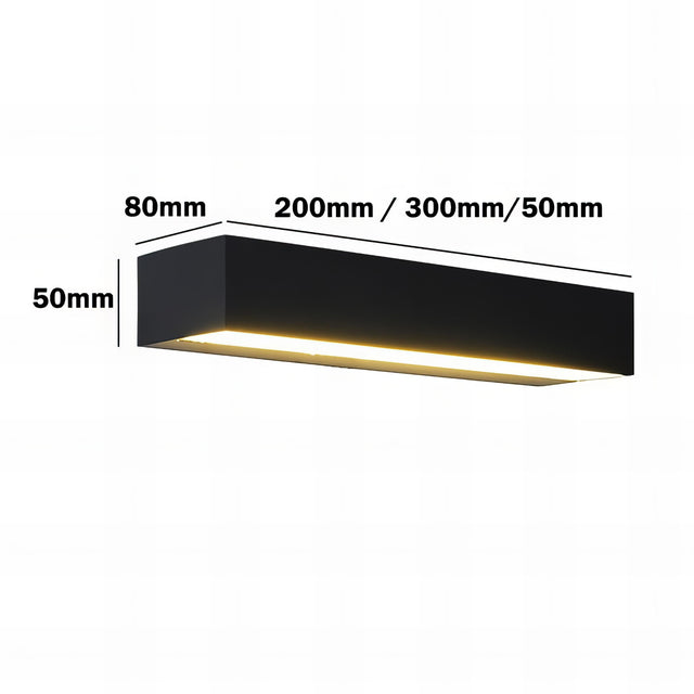 Uriah - Thin Strip LED Modern Outdoor Wall Light IP65