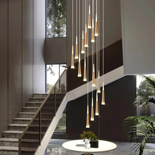 Midnight Noir Chandelier – Sophisticated LED Pendant Light for Living Rooms, Offices & Restaurants