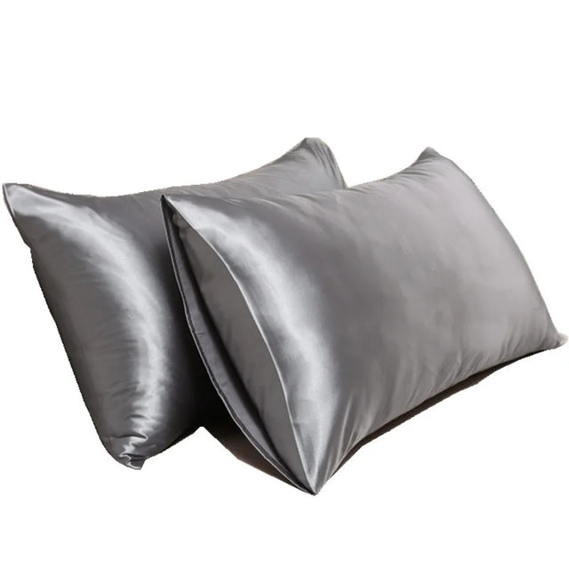100% Mulberry Silk Pillowcase – Smooth, Hypoallergenic, and Luxurious