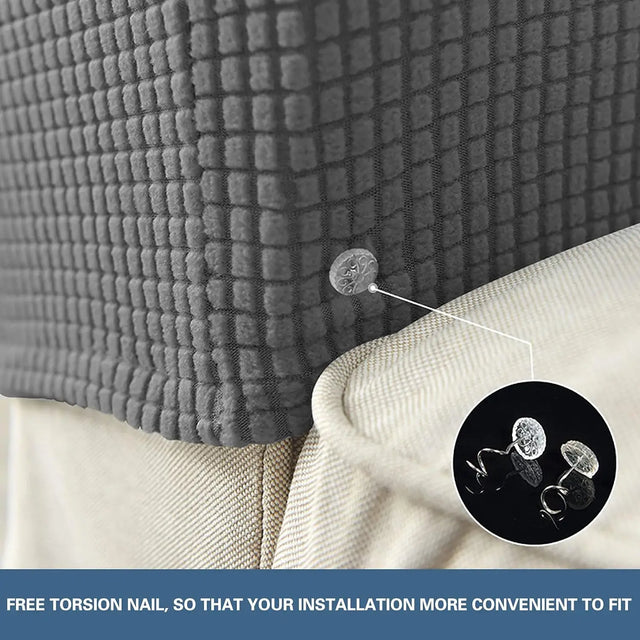 2-Piece Stretch Armrest Covers – Waterproof Quilted Sofa Arm Protectors