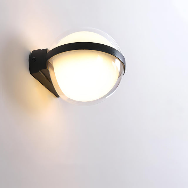 Caspian - Modern 10W Round LED Outdoor Wall Light IP65