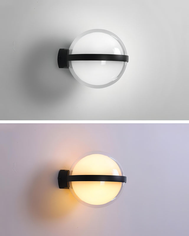 Caspian - Modern 10W Round LED Outdoor Wall Light IP65
