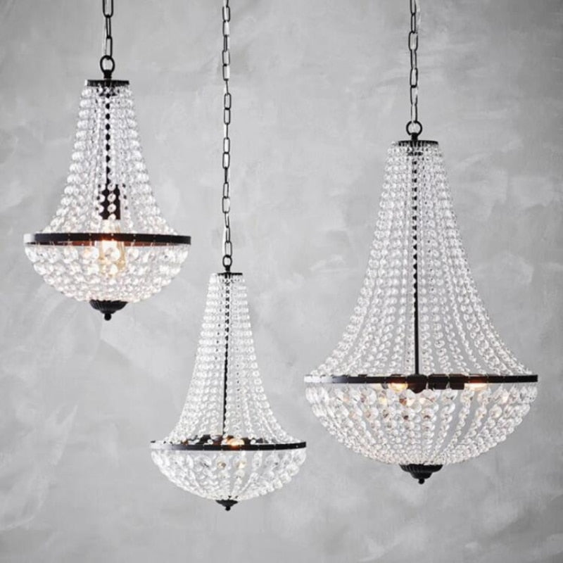 Classico Crystal Chandelier – Timeless Elegant Ceiling Light for Living & Dining Room