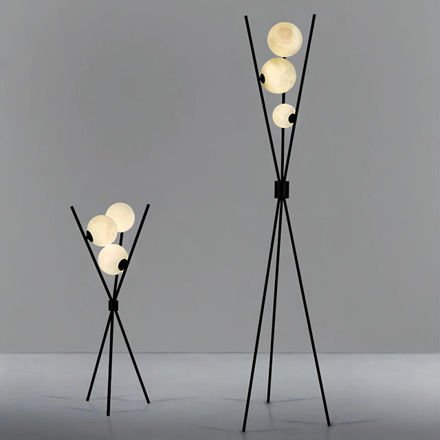 Mila - Stylish Minimalist Floor Lamp with Moon Design