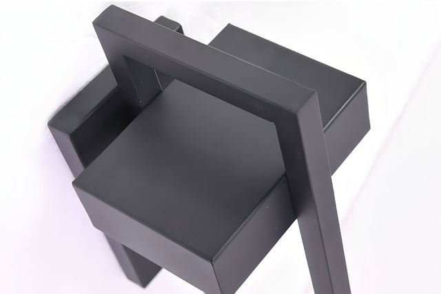 Marshall - Modern Black Outdoor Wall Light with Stainless Steel