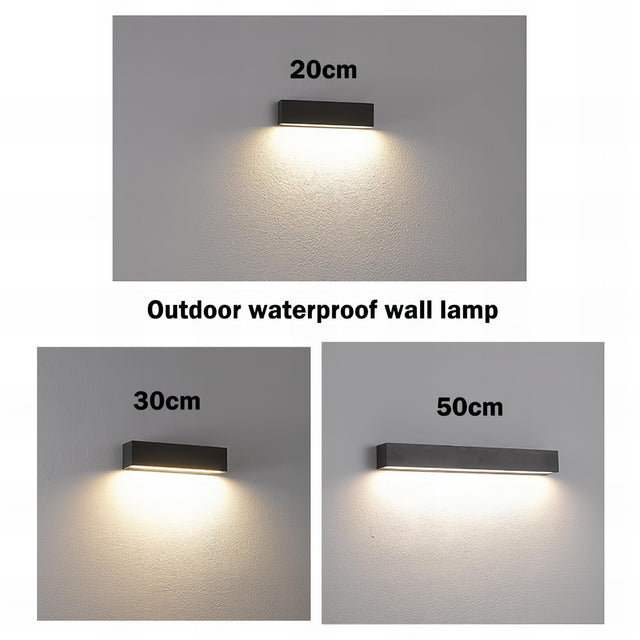 Uriah - Thin Strip LED Modern Outdoor Wall Light IP65