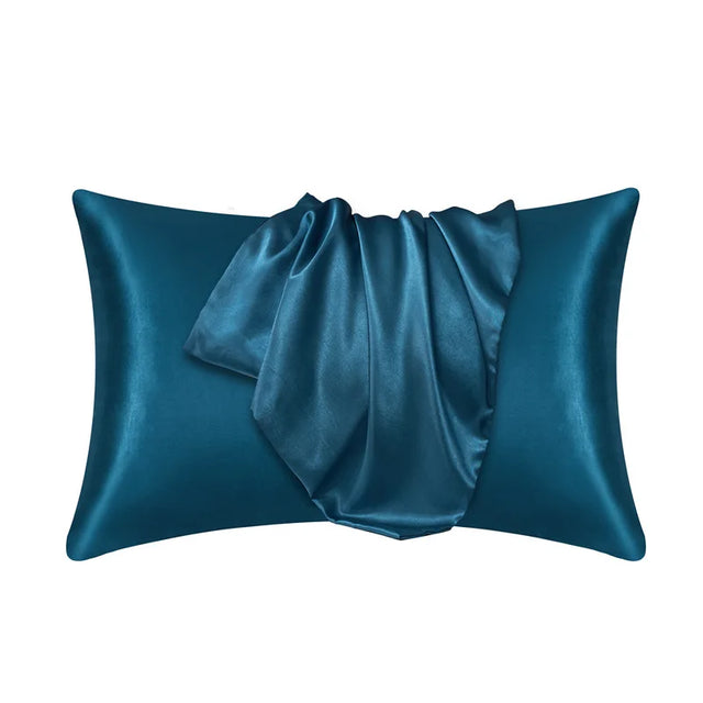 100% Mulberry Silk Pillowcase – Smooth, Hypoallergenic, and Luxurious