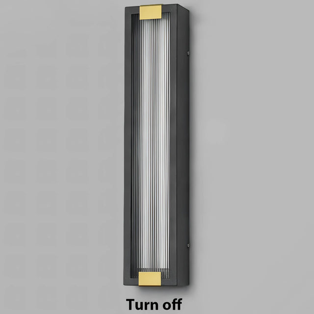 Barrios - Stainless Steel Rectangular Acrylic Outdoor Light